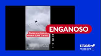 Vídeo mostra apresentação da Esquadrilha da Fumaça, não caças americanos no Brasil