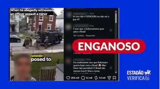 Vídeo que mostra agentes dos EUA invadindo casa de homem que filmou abordagem policial é de 2019