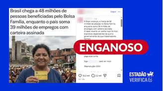 Postagem distorce informações sobre benefício.