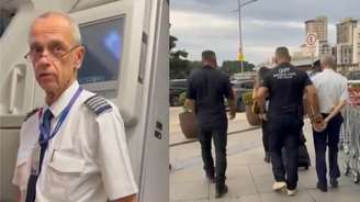 Piloto é preso dentro de avião no aeroporto de Congonhas suspeito de manter rede de abuso sexual infantil.