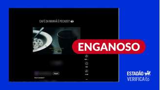 Postagem engana ao sugerir que café da manhã é maléfico à saúde; jejum deve ser feito sob orientação