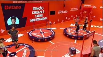 Participantes encaram plataforma giratória em prova de resistência pela liderança no BBB 26