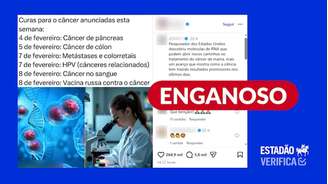 Captura de tela da postagem verificada