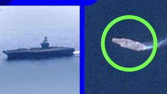 O porta-aviões Abraham Lincoln faz parte do deslocamento de navios dos EUA para perto do Irã