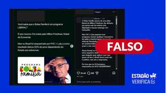 É falso que 50% da população brasileira receba Bolsa Família.