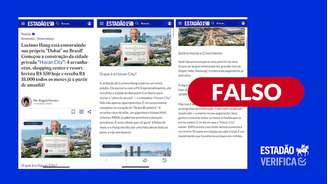 Estadão não publicou nenhuma reportagem sobre suposta construção de uma "Havan City"