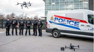 Drones polícia Canadense