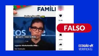 Uso do Pix ou valores de transações não são motivos para bloqueio de benefícios como Bolsa Família e BPC; vídeo foi gerado por inteligência artificial