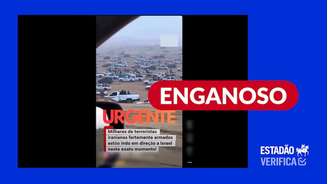 O vídeo foi registrado em dezembro de 2025 e mostra automóveis acompanhando uma corrida de camelos entre tribos beduínas na Península do Sinai.