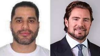 Da esquerda para direita: Luiz Phillipi Machado de Moraes Mourão, conhecido como Sicário de Daniel Vorcaro, dono do Master.