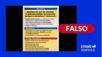 Flávio Bolsonaro não falou em acabar com direitos trabalhistas.