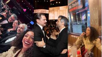 Alice Carvalho, Wagner Moura, Gabriel Leone e Lázaro Ramos se destacam em momentos de bastidores do Oscar 2026