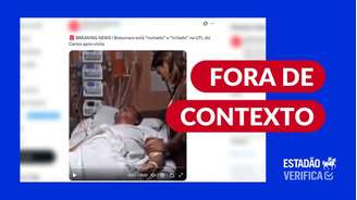O vídeo que mostra Bolsonaro hospitalizado está nas redes sociais desde 2023