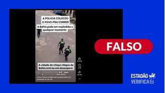 Vídeo mostra policiais bolivianos perseguindo foliões no carnaval em Trinidad, cidade do departamento de Beni