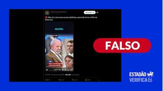 É falso áudio atribuído a Lula exigindo a prisão de Flávio Bolsonaro antes das eleições