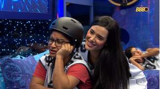 Após discussão, Jordana grita no ouvido de Milena no Big Brother Brasil 26