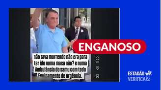 Vídeo em que Bolsonaro acena a apoiadores ao sair do hospital é de 2025, não recente