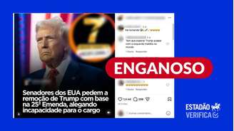 Não há notícias recentes informando que senadores tenham pedido formalmente o afastamento de Trump.