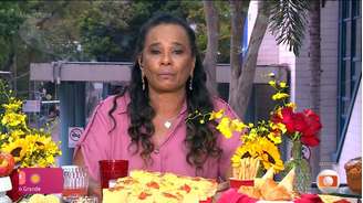 Solange se emociona ao rever falas e pede desculpas durante participação no Mais Você