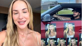 Gabi Martins fez surpresa para namorado Matheus Fidelis