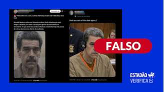 Fotos de Maduro magro e abatido em audiência nos EUA foram criadas com inteligência artificial