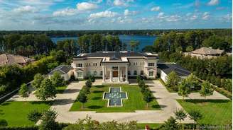 Mansão de Henrique Vorcaro, pai de Daniel Vorcaro, nos EUA, que está sendo disputada pelo liquidante do Banco Master