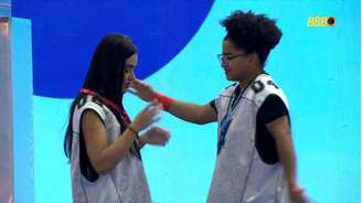 Milena vence o Anjo e escolhe Jordana para o Paredão