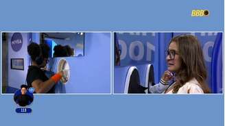 Milena tem contato físico com a mãe em dinâmica inédita do BBB