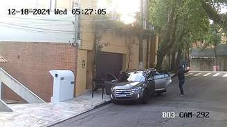 Gangue do Minotauro durante assalto na Cidade Jardim, em São Paulo.