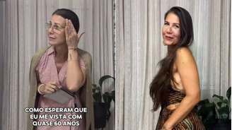 Sil Ribeiro, influenciadora de 56 anos, fez postagem refletindo sobre cobranças feitas a mulheres durante processo de envelhecimento