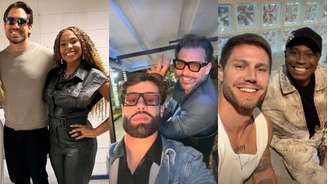 Participantes desclassificados do BBB 26, Sol Vega, Henri Castelli, Paulo Augusto e Edilson participam da final