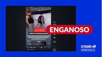 Vídeo com alegação enganosa circula nas redes sociais