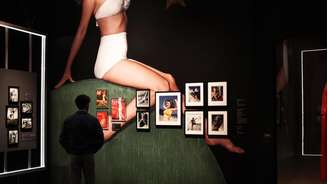 Exposição “Marilyn Monroe: 100 anos!”, na Cinemateca de Paris, em 7 de abril de 2026.