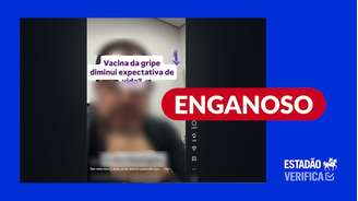 Não há evidências científicas de que vacina contra a gripe reduza expectativa de vida