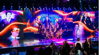 Homenagem a Silvio Santos no Troféu Imprensa