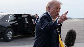 O presidente Donald Trump afirmou no sábado que a retomada dos ataques militares contra alvos dentro do Irã era "uma possibilidade".