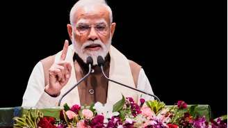 O primeiro-ministro indiano Narendra Modi em Nova Déli, em 13 de março de 2026