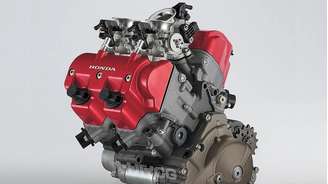 A Honda lança um motor V3: o primeiro motor V de três cilindros da história possui um compressor elétrico e é refrigerado a água.