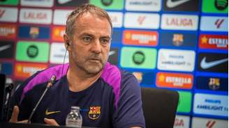 Hansi Flick, técnico do Barcelona