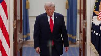 Presidente dos EUA, Donald Trump
1º de abril de 2026
Alex Brandon/Pool via REUTERS