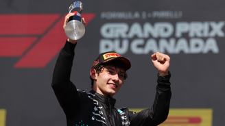 Kimi Antonelli subiu ao pódio no GP do canadá em 2025
