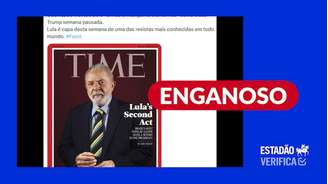 Lula foi capa da revista Times em 23 de maio de 2022.