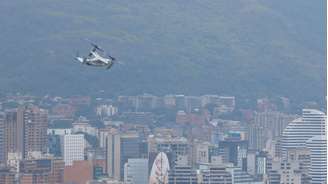 Embaixada dos Estados Unidos realiza exercício de emergência e evacuação aérea em Caracas, na Venezuela, no sábado.