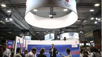 O salão VivaTech de tecnologia foi aberto em Paris, nesta quarta-feira, 17 de junho de 2026.