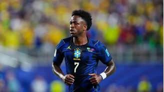 Vinícius Jr. foi eleito o melhor jogador em campo no confronto entre Brasil e Haiti, em 19/06/2026.
