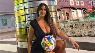 Claudia Romani, a modelo é conhecida nas redes sociais como a "árbitra mais bonita do mundo".