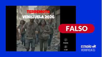 Postagem engana ao usar imagens geradas por IA para falar sobre impactos de terremotos na Venezuela