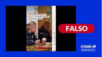 Vídeo viral em que Haaland se assusta com próprio reflexo foi criado com IA