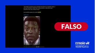 Vídeo em que Pelé faz ‘profecia’ sobre o hexa foi criado com IA