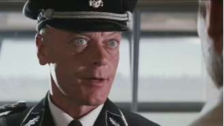 O ator Michael Byrne em 'Indiana Jones e a Última Cruzada'